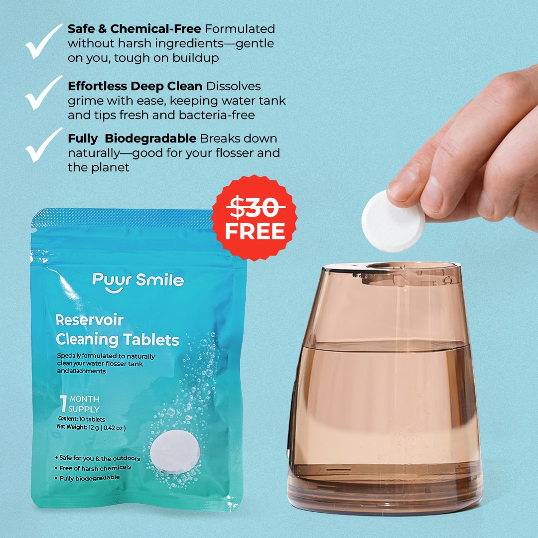PUURSMILE WATER FLOSSER - 55% OFF SPRING CLEARANCE SALE + 5 FREE GIFTS (WORTH $200)