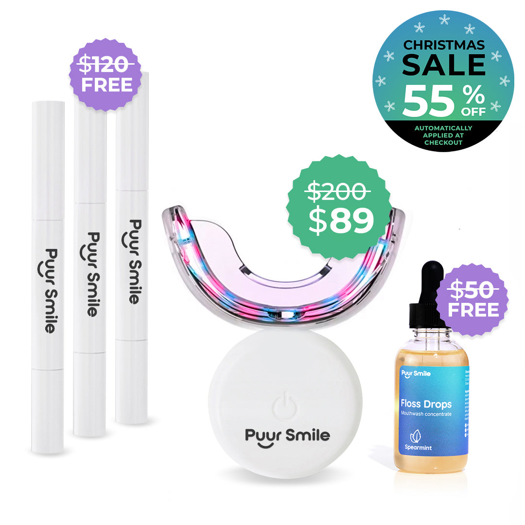PUURSMILE TEETH WHITENING KIT - 60% OFF CHRISTMAS SALE