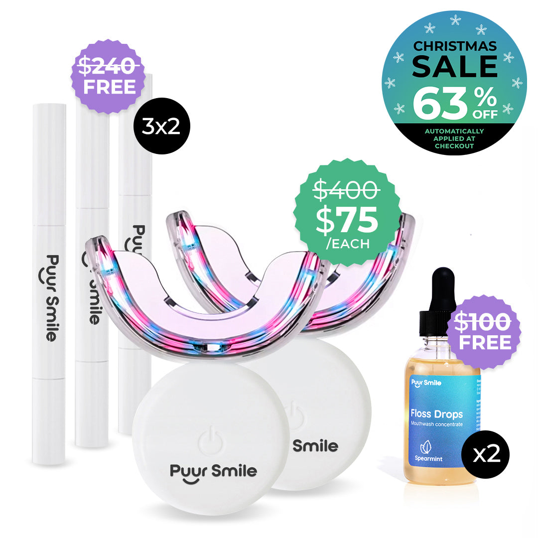PUURSMILE TEETH WHITENING KIT - 60% OFF CHRISTMAS SALE