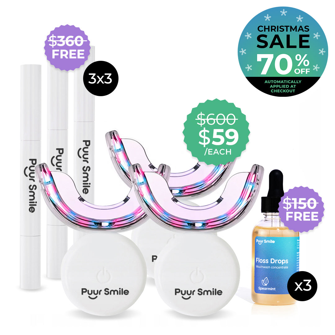 PUURSMILE TEETH WHITENING KIT - 60% OFF CHRISTMAS SALE