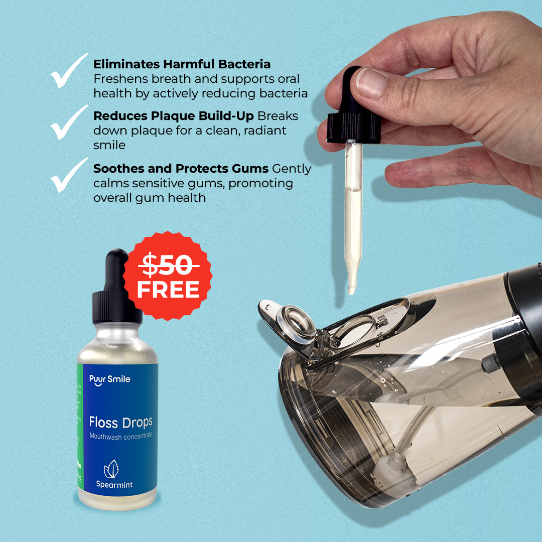 PUURSMILE WATER FLOSSER - 55% OFF SPRING CLEARANCE SALE + 5 FREE GIFTS (WORTH $200)